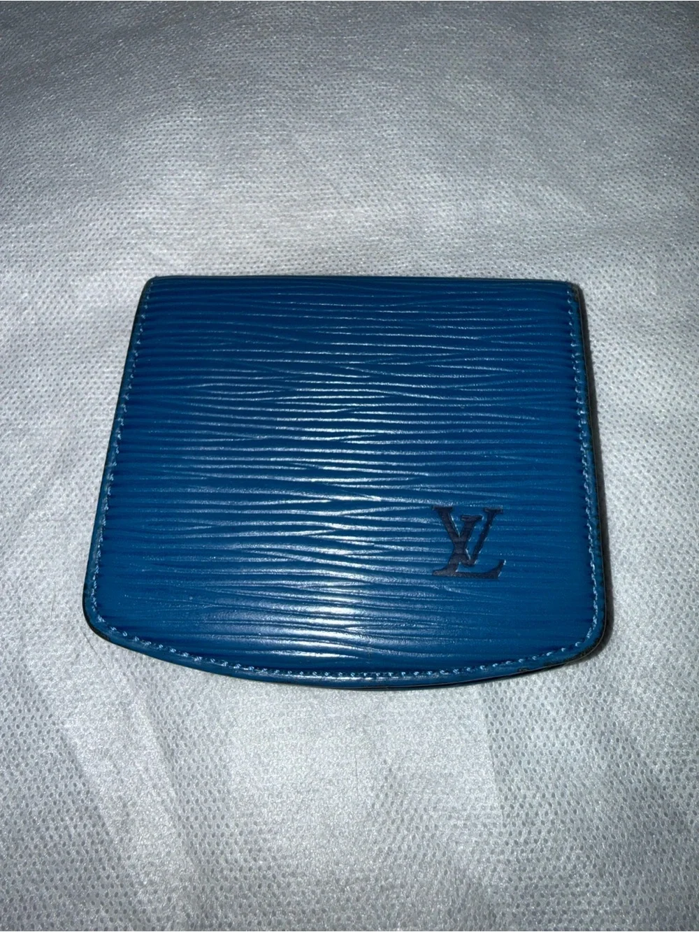 Louis Vuitton Blue Epi Leather Coin Purse